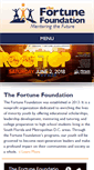 Mobile Screenshot of fortune-foundation.org